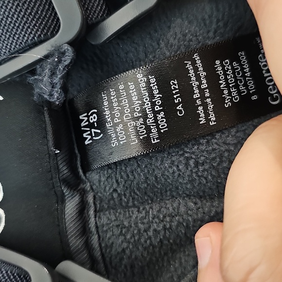 George Medium Black Snow Pants with Suspenders - Picture 6 of 7